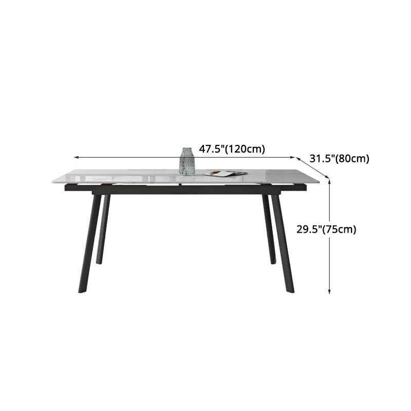 Modern 1/4/5/7 Pieces Dining Furniture Set Sintered Stone Dining Table Furniture Clearhalo 'Dining Room Sets' 'Dining Tables & Seating' 'dining_room_set' 'furn' 'furn_dining_room_set' 'Furniture' 'furniture_dining_room_set' 'Kitchen & Dining Furniture' 4911226