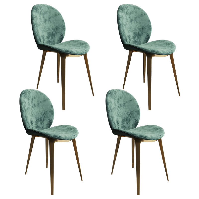 1/4/5/7 Pieces Dining Set Rectangle White Dining Table Set for Home Use 4 Green Chairs Clearhalo 'Dining Room Sets' 'Dining Tables & Seating' 'dining_room_set' 'furn' 'furn_dining_room_set' 'Furniture' 'furniture_dining_room_set' 'Kitchen & Dining Furniture' 4911269