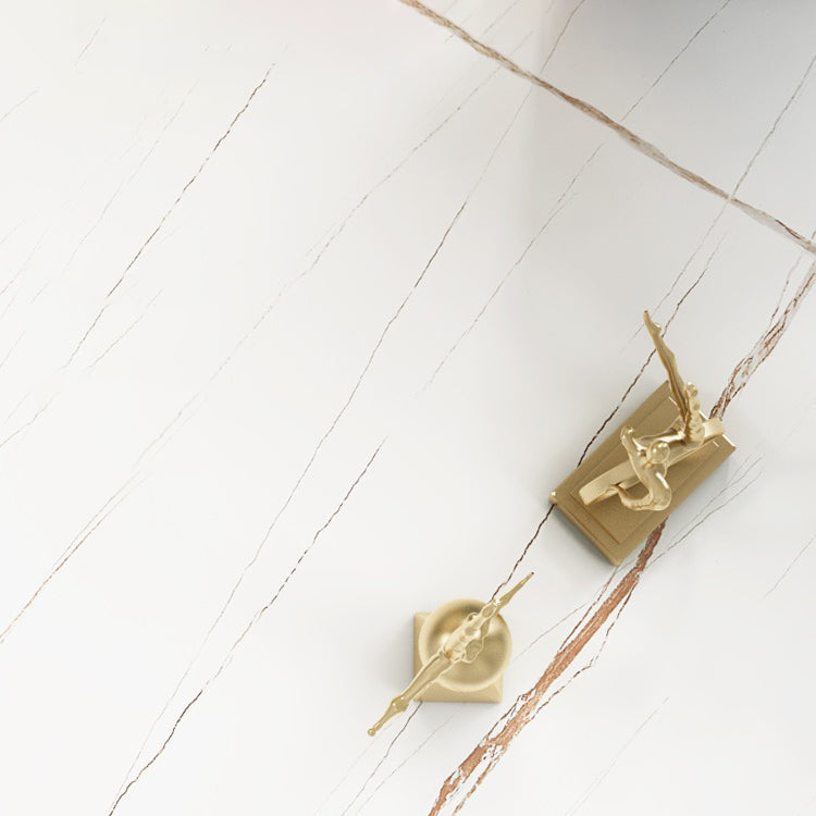 Glam 1/2/4/5/6 Pieces Dining Set Rectangle Stone Dining Table for Dining Room Clearhalo 'Dining Room Sets' 'Dining Tables & Seating' 'dining_room_set' 'furn' 'furn_dining_room_set' 'Furniture' 'furniture_dining_room_set' 'Kitchen & Dining Furniture' 4911313