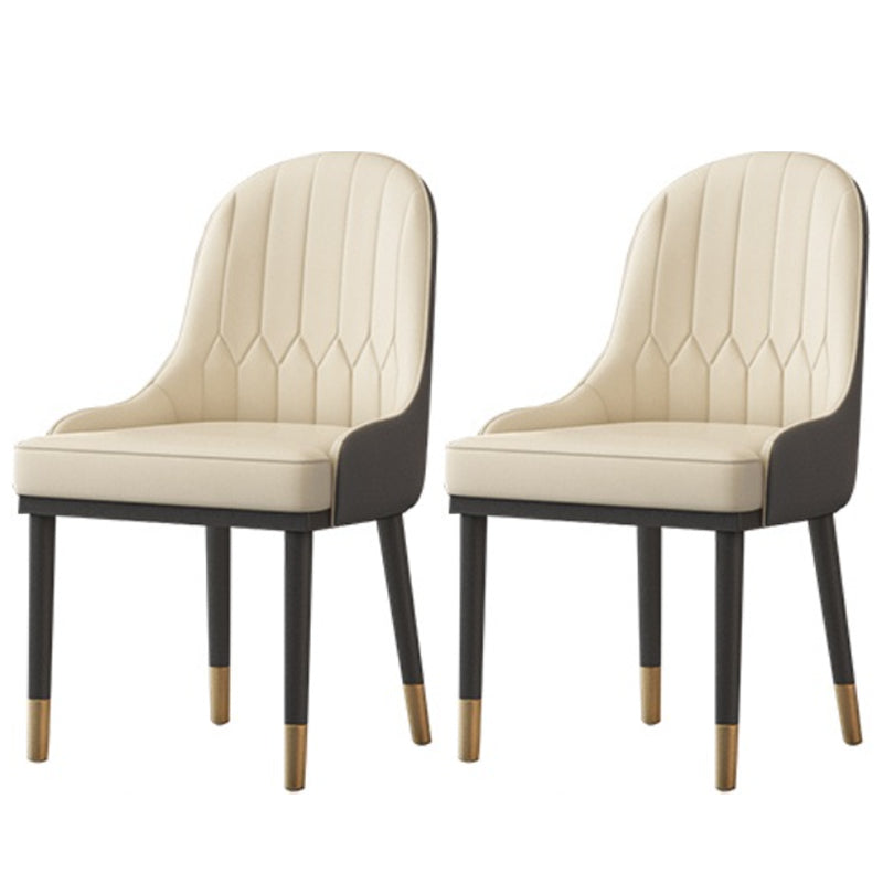 Glam 1/2/4/5/6 Pieces Dining Set Rectangle Stone Dining Table for Dining Room 2 White Chairs Clearhalo 'Dining Room Sets' 'Dining Tables & Seating' 'dining_room_set' 'furn' 'furn_dining_room_set' 'Furniture' 'furniture_dining_room_set' 'Kitchen & Dining Furniture' 4911316