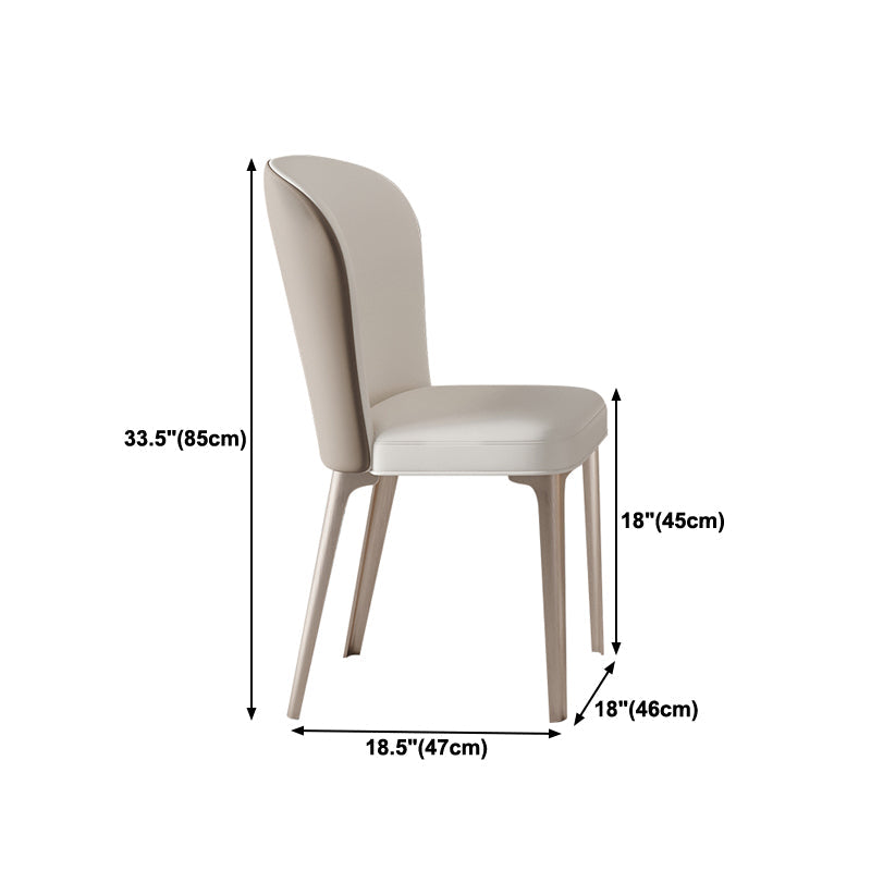 Modern 1/4/5/7 Pieces Dinette Set with White Sintered Stone Round Dining Table Set Clearhalo 'Dining Room Sets' 'Dining Tables & Seating' 'dining_room_set' 'furn' 'furn_dining_room_set' 'Furniture' 'furniture_dining_room_set' 'Kitchen & Dining Furniture' 4911347