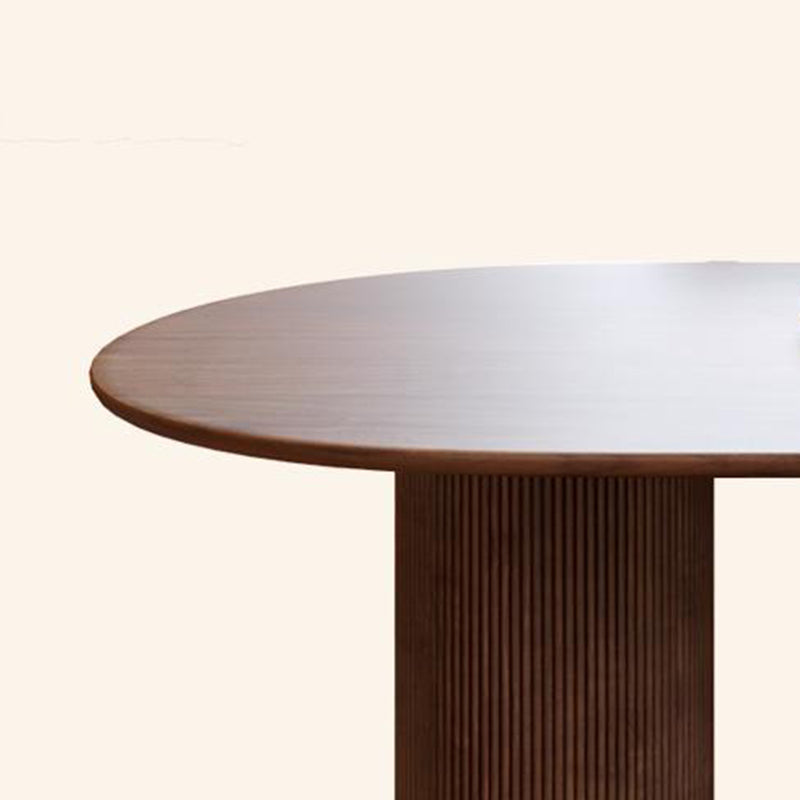 Free Form Wood Dining Table Pinewood Table Contemporary with 3 Legs Clearhalo 'Dining Tables & Seating' 'Dining Tables' 'dining_table' 'furn' 'furn_dining_table' 'Furniture' 'furniture_dining_table' 'Kitchen & Dining Furniture' 'kitchen' 'kitchen_dining_table' 4911434