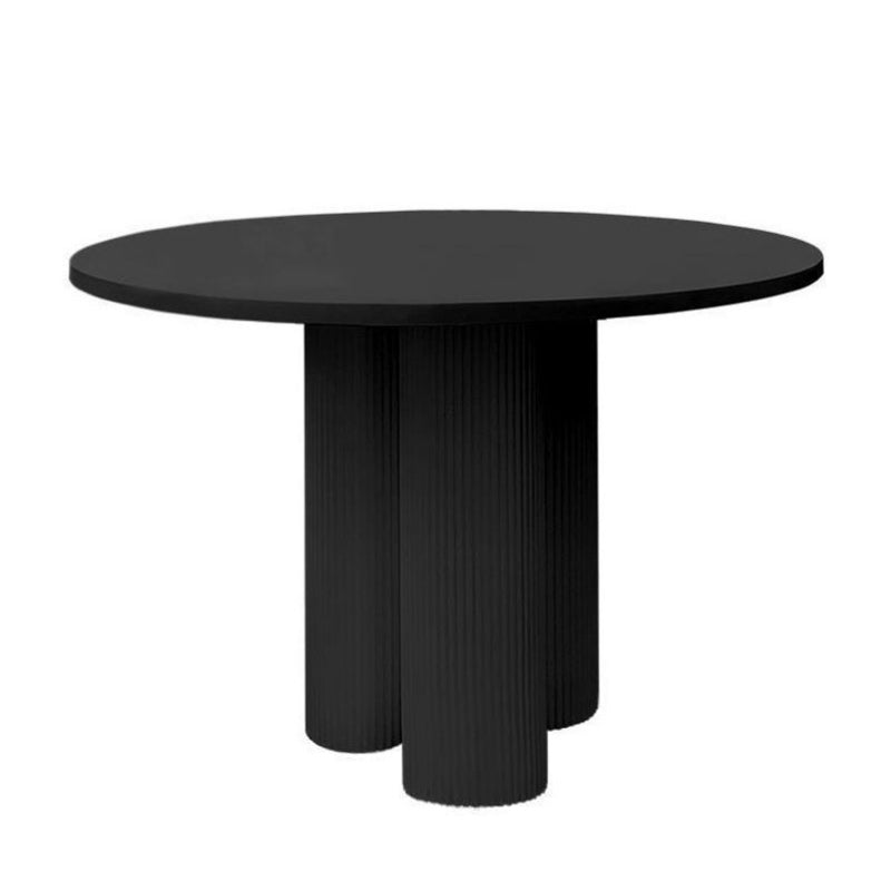 Modern Stone Dining Table Round Artificial Wood Table with Tripod Base Clearhalo 'Dining Tables & Seating' 'Dining Tables' 'dining_table' 'furn' 'furn_dining_table' 'Furniture' 'furniture_dining_table' 'Kitchen & Dining Furniture' 'kitchen' 'kitchen_dining_table' 4911452