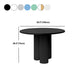 Modern Stone Dining Table Round Artificial Wood Table with Tripod Base Clearhalo 'Dining Tables & Seating' 'Dining Tables' 'dining_table' 'furn' 'furn_dining_table' 'Furniture' 'furniture_dining_table' 'Kitchen & Dining Furniture' 'kitchen' 'kitchen_dining_table' 4911454