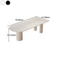 Kitchen Dining Table Modern Stone Dining Table in White and Black Clearhalo 'Dining Tables & Seating' 'Dining Tables' 'dining_table' 'furn' 'furn_dining_table' 'Furniture' 'furniture_dining_table' 'Kitchen & Dining Furniture' 'kitchen' 'kitchen_dining_table' 4911645