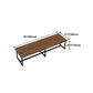 Metal Industrial Rectangle Table Pine Wood Top Indoor Table with Trestle Clearhalo 'Dining Tables & Seating' 'Dining Tables' 'dining_table' 'furn' 'furn_dining_table' 'Furniture' 'furniture_dining_table' 'Kitchen & Dining Furniture' 'kitchen' 'kitchen_dining_table' 4911696