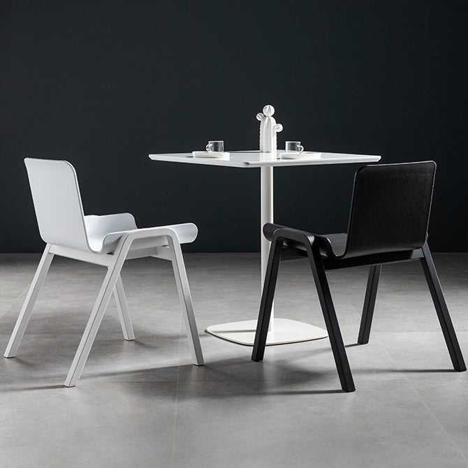 21-inch Metal Industrial Dining Table Square Pine Solid Wood Top Table with Pedestal Clearhalo 'Dining Tables & Seating' 'Dining Tables' 'dining_table' 'furn' 'furn_dining_table' 'Furniture' 'furniture_dining_table' 'Kitchen & Dining Furniture' 'kitchen' 'kitchen_dining_table' 4911739