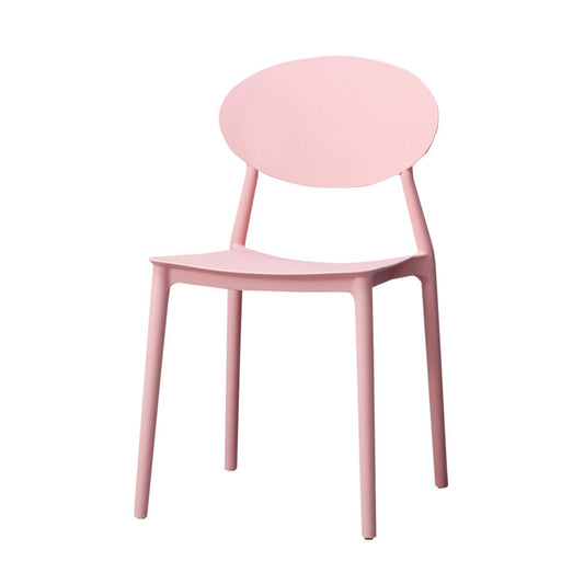 Nordic Chairs Dining Armless Chairs for Kitchen with Plastic Legs Clearhalo 'Dining Chairs' 'Dining Tables & Seating' 'dining_chair' 'furn' 'furn_dining_chair' 'Furniture' 'furniture_dining_chair' 'Kitchen & Dining Furniture' 4911877