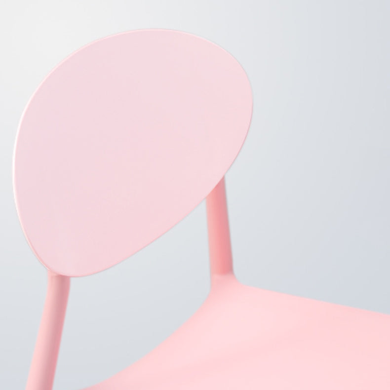 Nordic Chairs Dining Armless Chairs for Kitchen with Plastic Legs Clearhalo 'Dining Chairs' 'Dining Tables & Seating' 'dining_chair' 'furn' 'furn_dining_chair' 'Furniture' 'furniture_dining_chair' 'Kitchen & Dining Furniture' 4911883