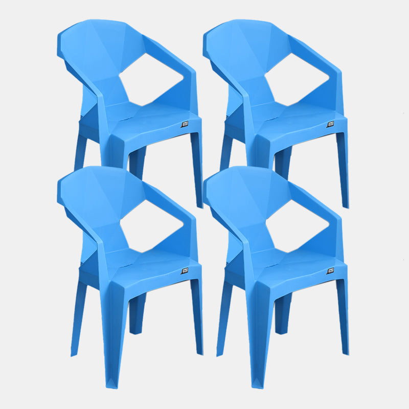 Nordic Chairs Dining Arm Chairs for Kitchen with Plastic Legs Sky Blue 4 Piece Set Clearhalo 'Dining Chairs' 'Dining Tables & Seating' 'dining_chair' 'furn' 'furn_dining_chair' 'Furniture' 'furniture_dining_chair' 'Kitchen & Dining Furniture' 4911893