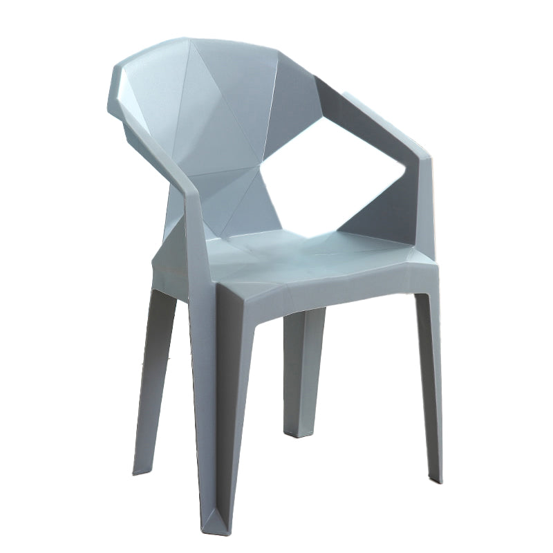 Nordic Chairs Dining Arm Chairs for Kitchen with Plastic Legs Clearhalo 'Dining Chairs' 'Dining Tables & Seating' 'dining_chair' 'furn' 'furn_dining_chair' 'Furniture' 'furniture_dining_chair' 'Kitchen & Dining Furniture' 4911895