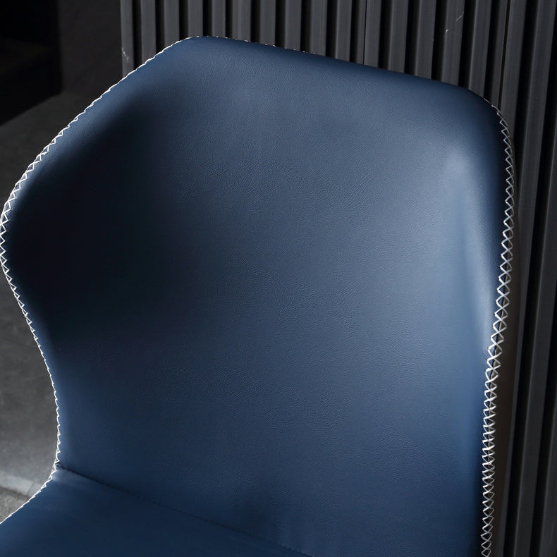 Modern Design Faux Leather Side Chairs Wingback Armless Dining Chair Clearhalo 'Dining Chairs' 'Dining Tables & Seating' 'dining_chair' 'furn' 'furn_dining_chair' 'Furniture' 'furniture_dining_chair' 'Kitchen & Dining Furniture' 4911922