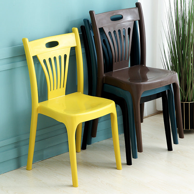 Nordic Style Chairs Dining Armless Chairs for Kitchen with Plastic Legs Clearhalo 'Dining Chairs' 'Dining Tables & Seating' 'dining_chair' 'furn' 'furn_dining_chair' 'Furniture' 'furniture_dining_chair' 'Kitchen & Dining Furniture' 4911934