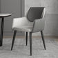 Modern Design Arm Solid Back Side Chairs Leather Dining Side Chair Dark Gray 1 Piece Clearhalo 'Dining Chairs' 'Dining Tables & Seating' 'dining_chair' 'furn' 'furn_dining_chair' 'Furniture' 'furniture_dining_chair' 'Kitchen & Dining Furniture' 4911988