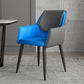 Modern Design Arm Solid Back Side Chairs Leather Dining Side Chair Dark Blue 1 Piece Clearhalo 'Dining Chairs' 'Dining Tables & Seating' 'dining_chair' 'furn' 'furn_dining_chair' 'Furniture' 'furniture_dining_chair' 'Kitchen & Dining Furniture' 4911996