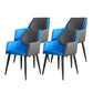 Modern Design Arm Solid Back Side Chairs Leather Dining Side Chair Dark Blue 4 Piece Set Clearhalo 'Dining Chairs' 'Dining Tables & Seating' 'dining_chair' 'furn' 'furn_dining_chair' 'Furniture' 'furniture_dining_chair' 'Kitchen & Dining Furniture' 4911999