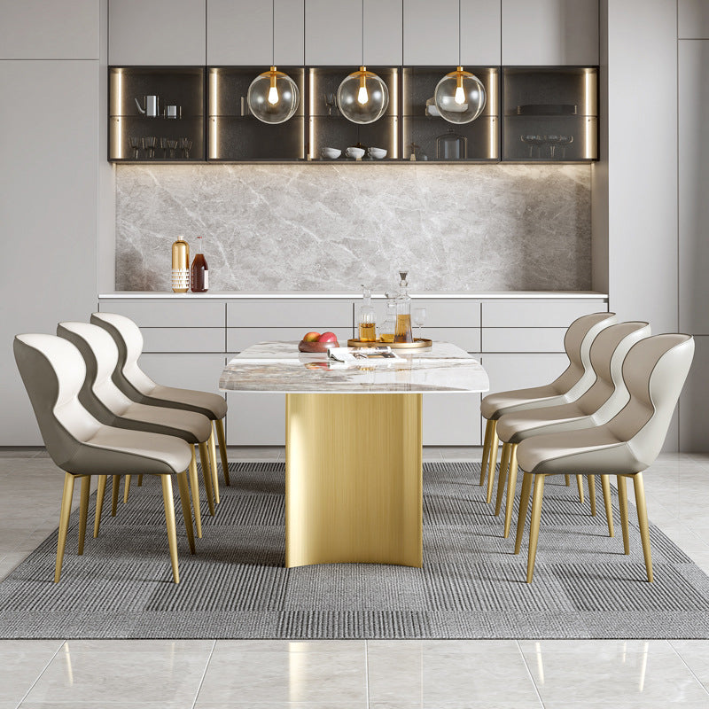 Industrial Chairs Dining Arm Chair for Kitchen with Metal Legs Clearhalo 'Dining Chairs' 'Dining Tables & Seating' 'dining_chair' 'furn' 'furn_dining_chair' 'Furniture' 'furniture_dining_chair' 'Kitchen & Dining Furniture' 4912038