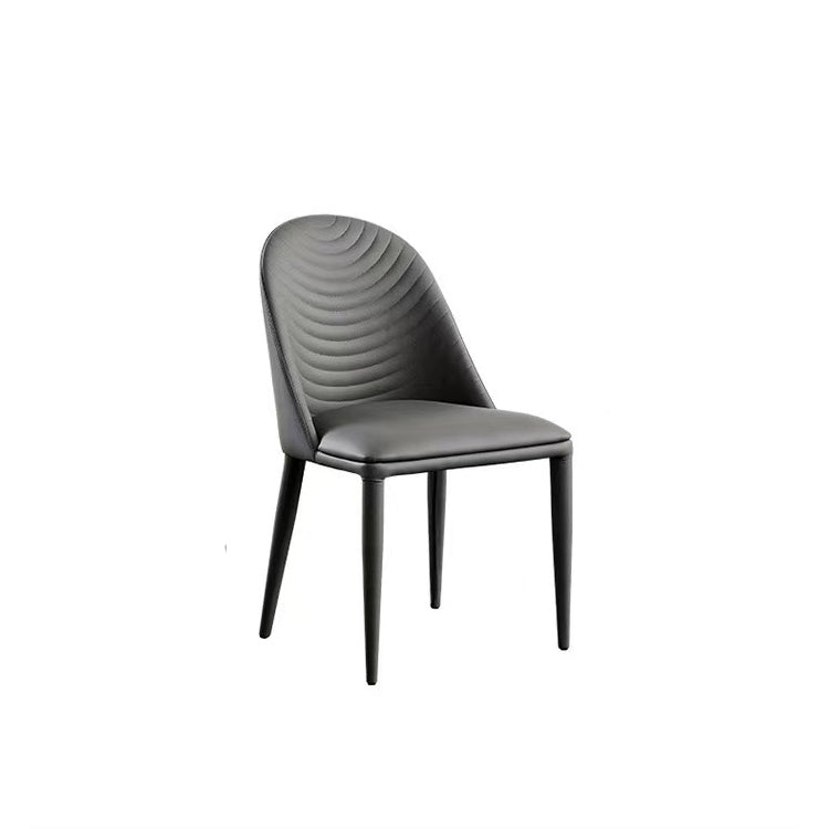 Modern Style Chair Dining Armless Chair for Kitchen with Metal Legs Clearhalo 'Dining Chairs' 'Dining Tables & Seating' 'dining_chair' 'furn' 'furn_dining_chair' 'Furniture' 'furniture_dining_chair' 'Kitchen & Dining Furniture' 4912088