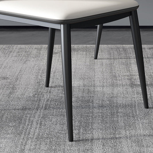 Modern Style Chairs Dining Armless Chairs for Kitchen with Metal Legs Clearhalo 'Dining Chairs' 'Dining Tables & Seating' 'dining_chair' 'furn' 'furn_dining_chair' 'Furniture' 'furniture_dining_chair' 'Kitchen & Dining Furniture' 4912134