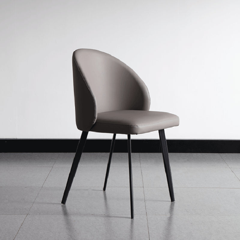 Contemporary Style Chair Dining Armless Chairs for Kitchen with Metal Legs Clearhalo 'Dining Chairs' 'Dining Tables & Seating' 'dining_chair' 'furn' 'furn_dining_chair' 'Furniture' 'furniture_dining_chair' 'Kitchen & Dining Furniture' 4912181