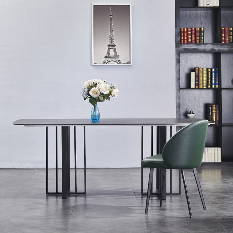 Contemporary Style Chair Dining Armless Chairs for Kitchen with Metal Legs Clearhalo 'Dining Chairs' 'Dining Tables & Seating' 'dining_chair' 'furn' 'furn_dining_chair' 'Furniture' 'furniture_dining_chair' 'Kitchen & Dining Furniture' 4912182