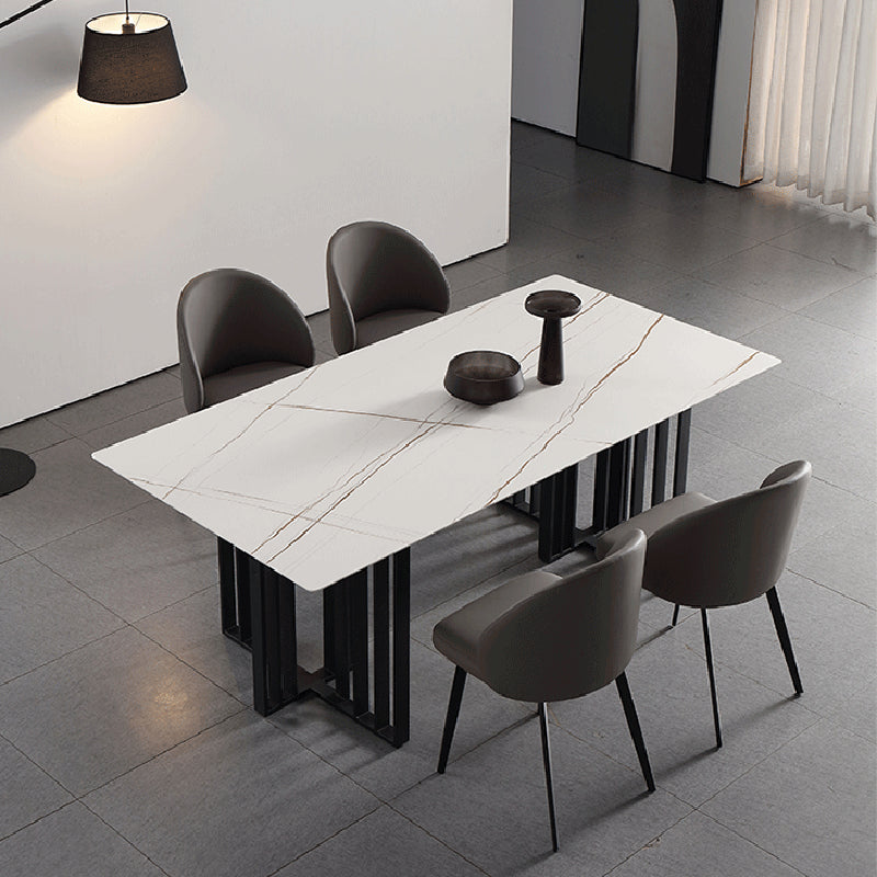 Contemporary Style Chair Dining Armless Chairs for Kitchen with Metal Legs Clearhalo 'Dining Chairs' 'Dining Tables & Seating' 'dining_chair' 'furn' 'furn_dining_chair' 'Furniture' 'furniture_dining_chair' 'Kitchen & Dining Furniture' 4912190