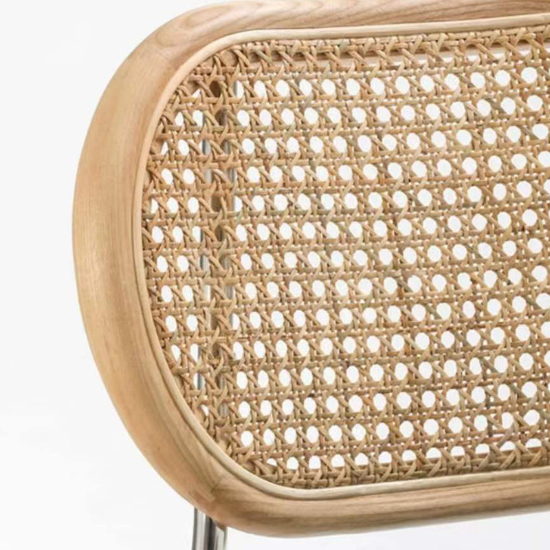 Industrial Open Back Chair Dining Armless Chair for Kitchen with Metal Legs Clearhalo 'Dining Chairs' 'Dining Tables & Seating' 'dining_chair' 'furn' 'furn_dining_chair' 'Furniture' 'furniture_dining_chair' 'Kitchen & Dining Furniture' 4912227