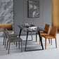Contemporary Leather Dining Side Chairs Armless Solid Back Chair Clearhalo 'Dining Chairs' 'Dining Tables & Seating' 'dining_chair' 'furn' 'furn_dining_chair' 'Furniture' 'furniture_dining_chair' 'Kitchen & Dining Furniture' 4912244