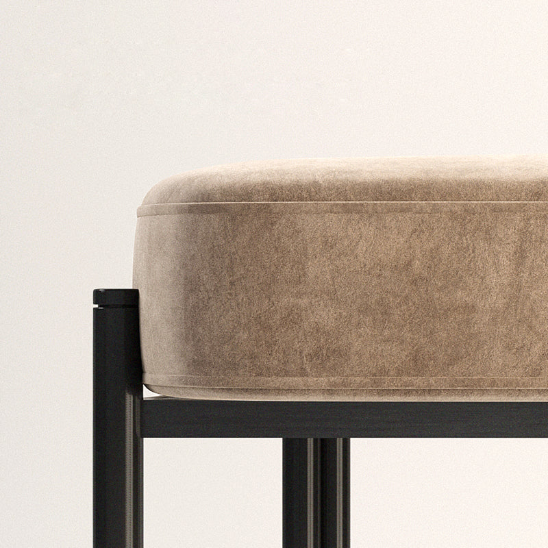 Contemporary Style Upholstered Side Chairs Open Back Dining Side Chair Clearhalo 'Dining Chairs' 'Dining Tables & Seating' 'dining_chair' 'furn' 'furn_dining_chair' 'Furniture' 'furniture_dining_chair' 'Kitchen & Dining Furniture' 4912270