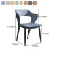Minimalist Design Arm Open Back Side Chairs Faux Leather Side Chair Clearhalo 'Dining Chairs' 'Dining Tables & Seating' 'dining_chair' 'furn' 'furn_dining_chair' 'Furniture' 'furniture_dining_chair' 'Kitchen & Dining Furniture' 4912347