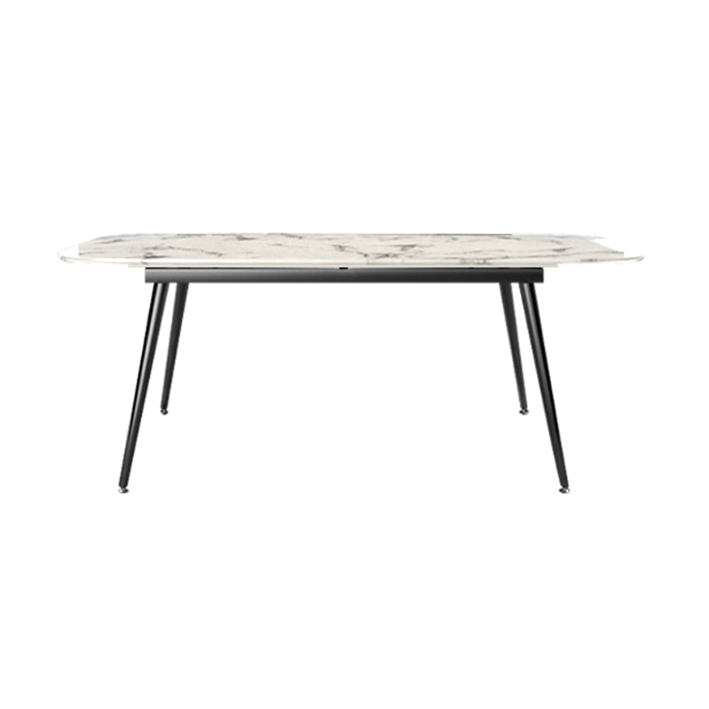 1/4/5/7 Pieces Modern Dining Room Set Rectangle Table Dining Set with 4 Legs White 79"L x 39"W Clearhalo 'Dining Room Sets' 'Dining Tables & Seating' 'dining_room_set' 'furn' 'furn_dining_room_set' 'Furniture' 'furniture_dining_room_set' 'Kitchen & Dining Furniture' 4912430