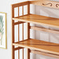 Contemporary Wood Bookcase Open Back Bookshelf for Home Office Clearhalo 'Bookcases' 'Furniture' 'furniture_bookcases' 'Office Furniture' 4912486
