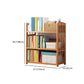 Contemporary Wood Bookcase Open Back Bookshelf for Home Office Clearhalo 'Bookcases' 'Furniture' 'furniture_bookcases' 'Office Furniture' 4912489
