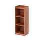 Modern Manufactured Wood Standard Bookshelf Vertical Closed Back Bookcase for Home 11.8"L x 9.4"W x 37.8"H Brown Clearhalo 'Bookcases' 'furn' 'furn_bookcases' 'Furniture' 'furniture_bookcases' 'Office Furniture' 4912502