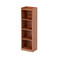 Modern Manufactured Wood Standard Bookshelf Vertical Closed Back Bookcase for Home 11.8"L x 9.4"W x 48.8"H Brown Clearhalo 'Bookcases' 'furn' 'furn_bookcases' 'Furniture' 'furniture_bookcases' 'Office Furniture' 4912505