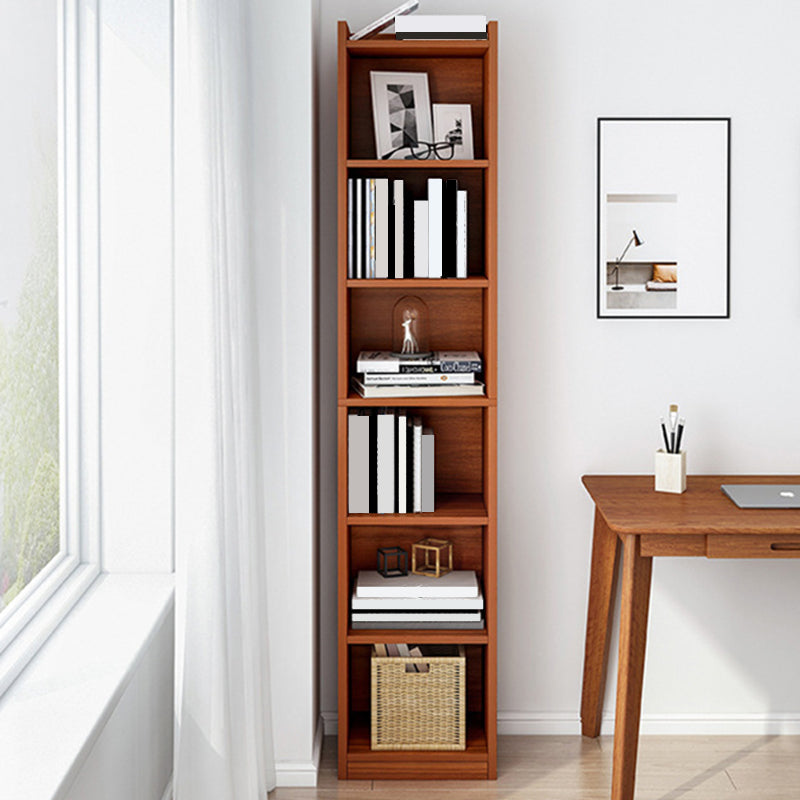 Modern Manufactured Wood Standard Bookshelf Vertical Closed Back Bookcase for Home Clearhalo 'Bookcases' 'furn' 'furn_bookcases' 'Furniture' 'furniture_bookcases' 'Office Furniture' 4912506
