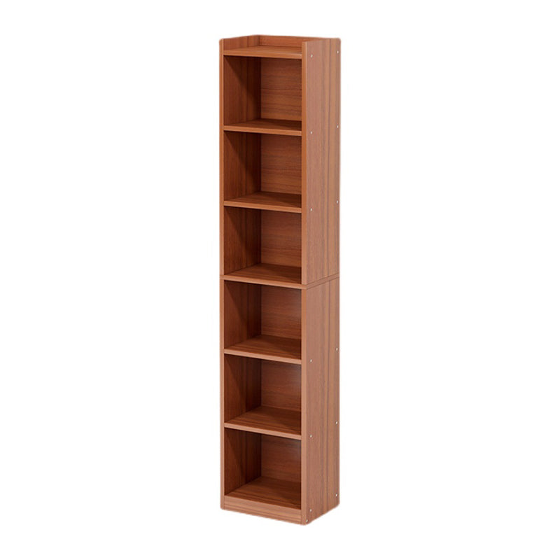 Modern Manufactured Wood Standard Bookshelf Vertical Closed Back Bookcase for Home Clearhalo 'Bookcases' 'furn' 'furn_bookcases' 'Furniture' 'furniture_bookcases' 'Office Furniture' 4912508