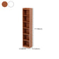 Modern Manufactured Wood Standard Bookshelf Vertical Closed Back Bookcase for Home Clearhalo 'Bookcases' 'furn' 'furn_bookcases' 'Furniture' 'furniture_bookcases' 'Office Furniture' 4912522