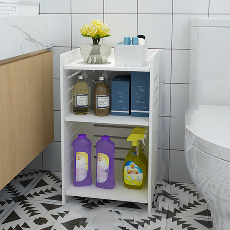 11.81"W Bookcase Contemporary Style Pure White Bookshelf for Home Office 13.8"L x 11.8"W x 23.6"H Clearhalo 'Bookcases' 'furn' 'furn_bookcases' 'Furniture' 'furniture_bookcases' 'Office Furniture' 4912525