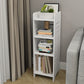 11.81"W Bookcase Contemporary Style Pure White Bookshelf for Home Office 9.8"L x 11.8"W x 31.5"H Clearhalo 'Bookcases' 'furn' 'furn_bookcases' 'Furniture' 'furniture_bookcases' 'Office Furniture' 4912529