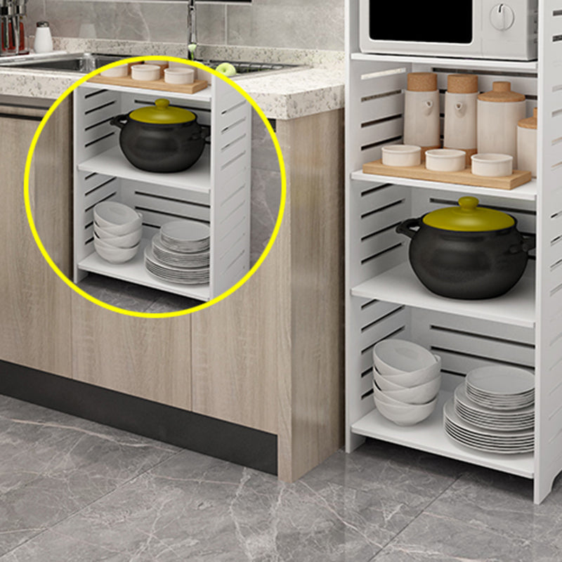 11.81"W Bookcase Contemporary Style Pure White Bookshelf for Home Office Clearhalo 'Bookcases' 'furn' 'furn_bookcases' 'Furniture' 'furniture_bookcases' 'Office Furniture' 4912533