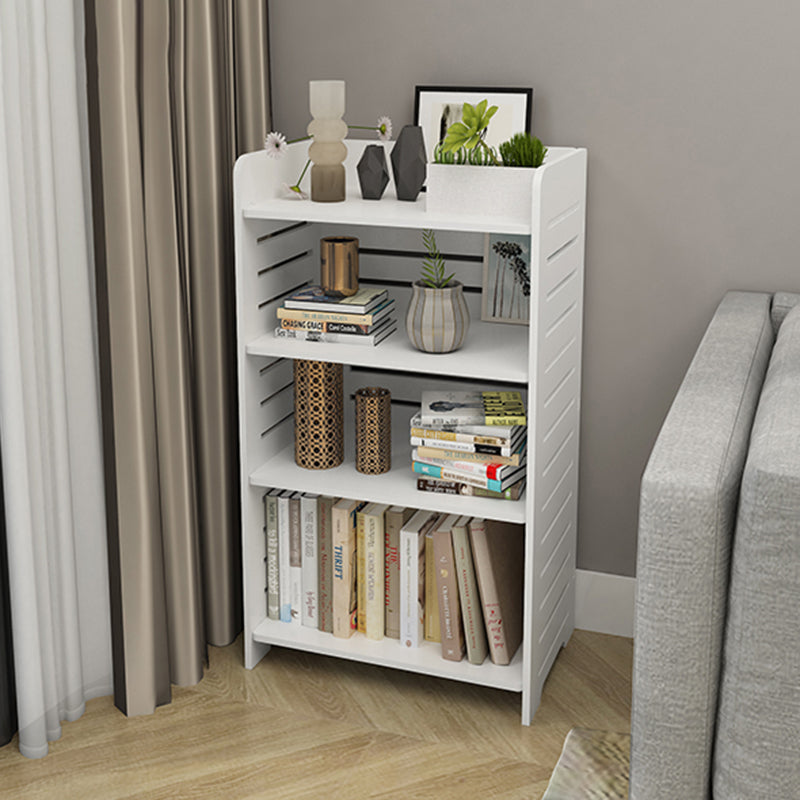 11.81"W Bookcase Contemporary Style Pure White Bookshelf for Home Office Clearhalo 'Bookcases' 'furn' 'furn_bookcases' 'Furniture' 'furniture_bookcases' 'Office Furniture' 4912542