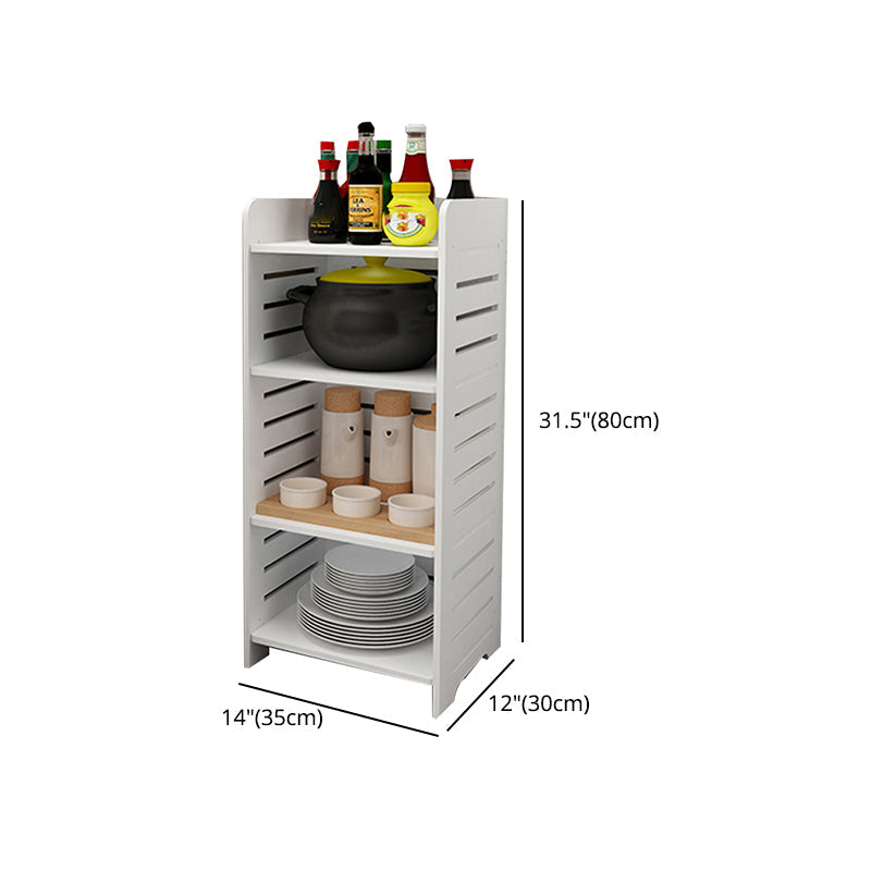11.81"W Bookcase Contemporary Style Pure White Bookshelf for Home Office Clearhalo 'Bookcases' 'furn' 'furn_bookcases' 'Furniture' 'furniture_bookcases' 'Office Furniture' 4912553