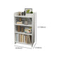11.81"W Bookcase Contemporary Style Pure White Bookshelf for Home Office Clearhalo 'Bookcases' 'furn' 'furn_bookcases' 'Furniture' 'furniture_bookcases' 'Office Furniture' 4912557