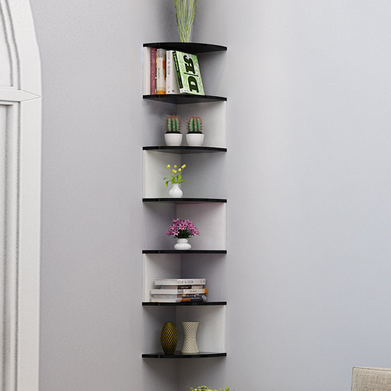 Contemporary Style Wall Mounted Bookcase Engineered Wood Bookshelf Clearhalo 'Bookcases' 'furn' 'furn_bookcases' 'Furniture' 'furniture_bookcases' 'Office Furniture' 4912583