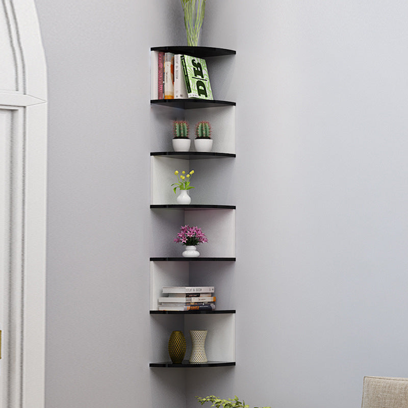 Contemporary Style Wall Mounted Bookcase Engineered Wood Bookshelf Clearhalo 'Bookcases' 'furn' 'furn_bookcases' 'Furniture' 'furniture_bookcases' 'Office Furniture' 4912585