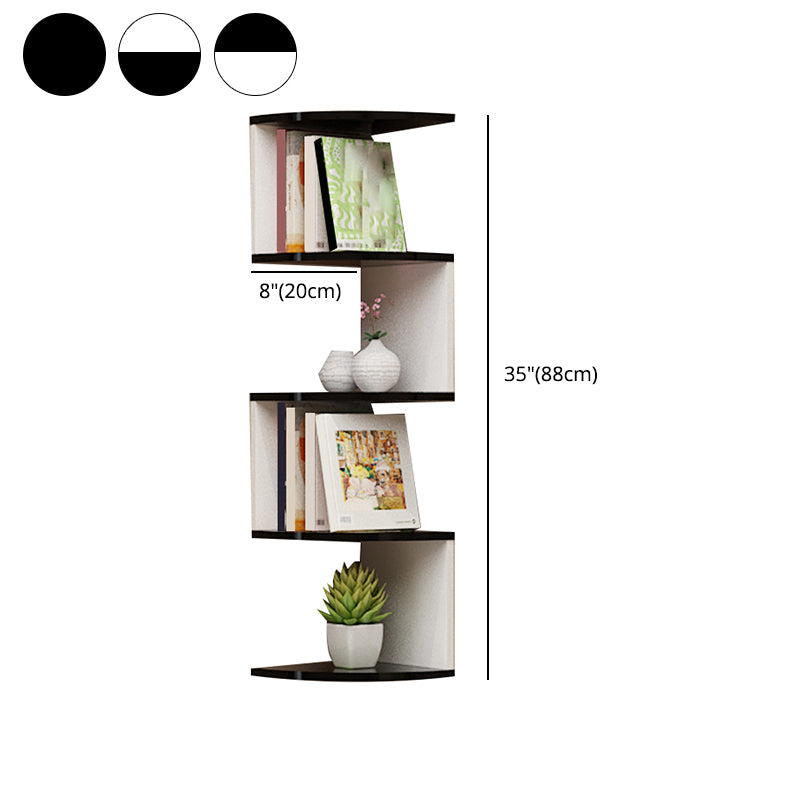 Contemporary Style Wall Mounted Bookcase Engineered Wood Bookshelf Clearhalo 'Bookcases' 'furn' 'furn_bookcases' 'Furniture' 'furniture_bookcases' 'Office Furniture' 4912595
