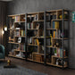 Modern Style Wood Bookcase Open Back Bookshelf for Home Office Clearhalo 'Bookcases' 'Furniture' 'furniture_bookcases' 'Office Furniture' 4912660