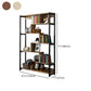 Modern Style Wood Bookcase Open Back Bookshelf for Home Office Clearhalo 'Bookcases' 'Furniture' 'furniture_bookcases' 'Office Furniture' 4912691