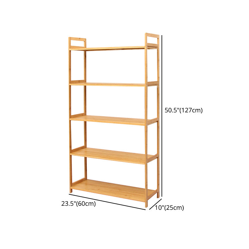 Contemporary Engineered Wood Bookcase Open Back Bookshelf for Home Office Clearhalo 'Bookcases' 'Furniture' 'furniture_bookcases' 'Office Furniture' 4912721